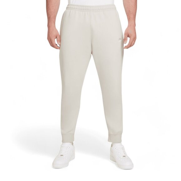 Nike Club Men's Fleece Sweatsuit 2 Pc Tracksuit Matching Bone Beige Tan NWT - Picture 5 of 14